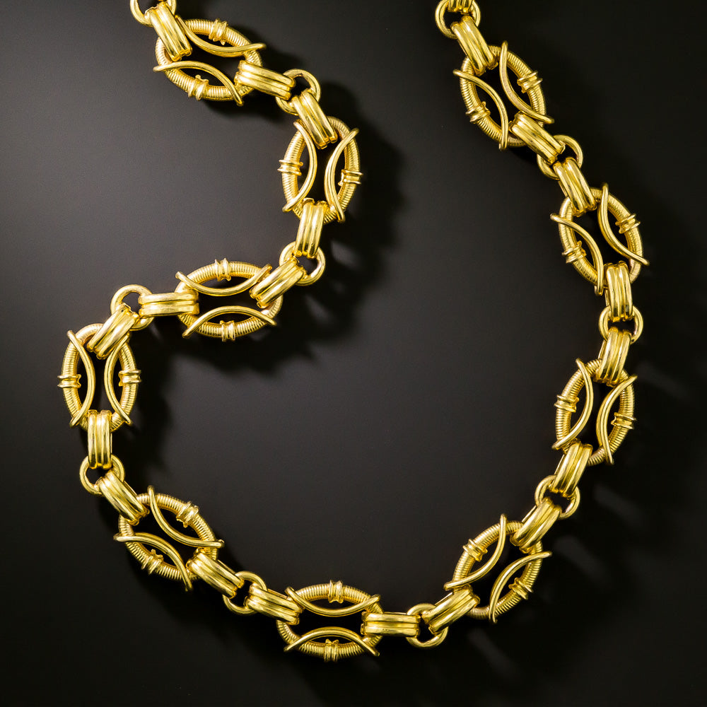 Victorian-Style 18K Handcrafted Chain - 2