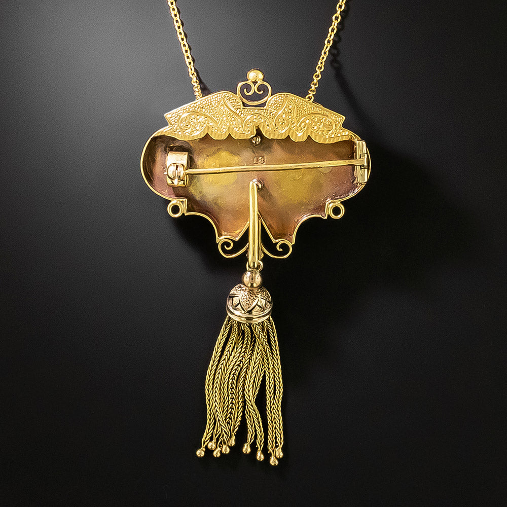 Victorian Tassel Brooch/Pendant - 7