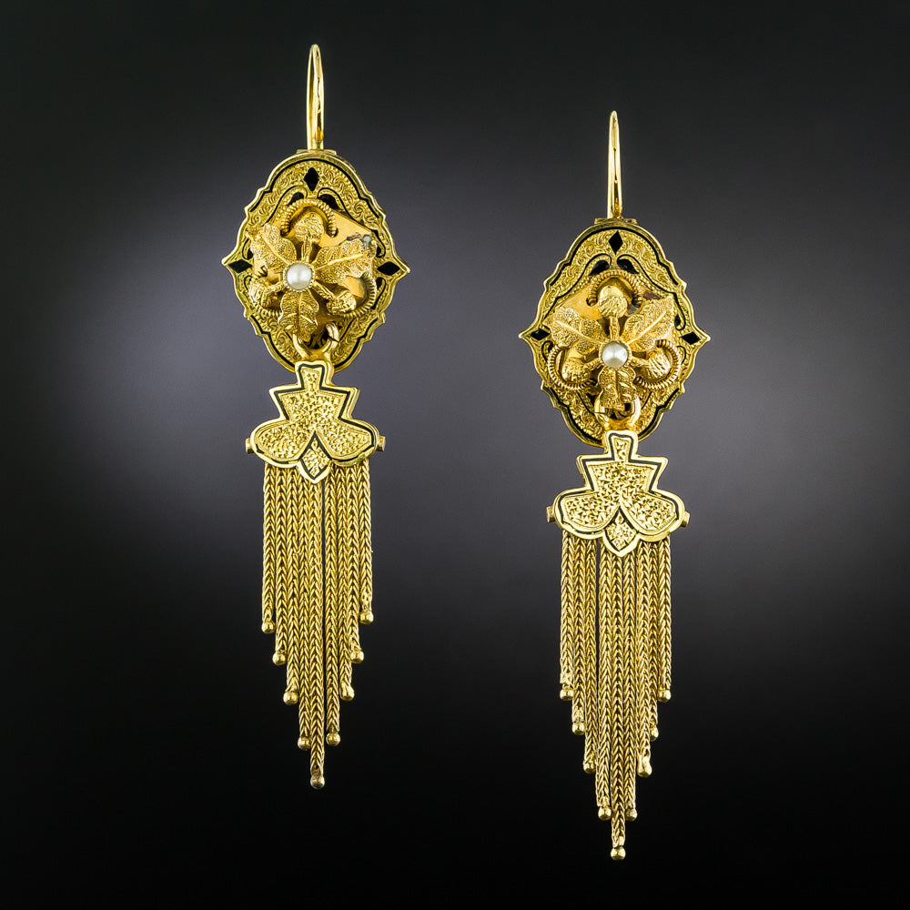 Victorian Tassel Earrings  - 2