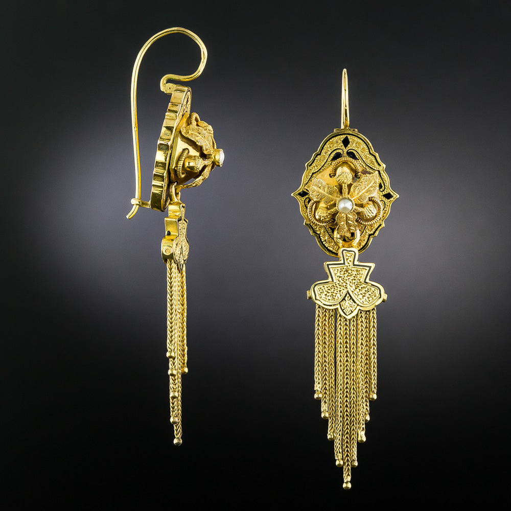 Victorian Tassel Earrings  - 3