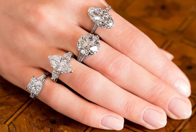 Vintage diamond engagement rings